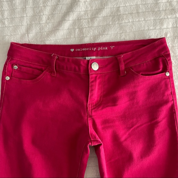 SOLD - Red Stretchy Pants - Picture 4 of 7